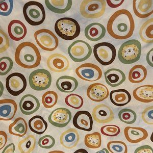 CoCalo Baby Crib Sheet Lion Circle Theme Standard Size